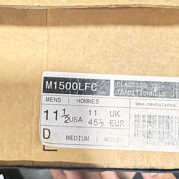 New Balance Sneakers M1500LFC Made in UK - Picture 4 of 4
